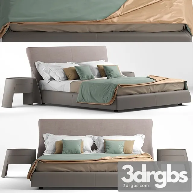 Bed giorgetti altea 2 3D Model Download