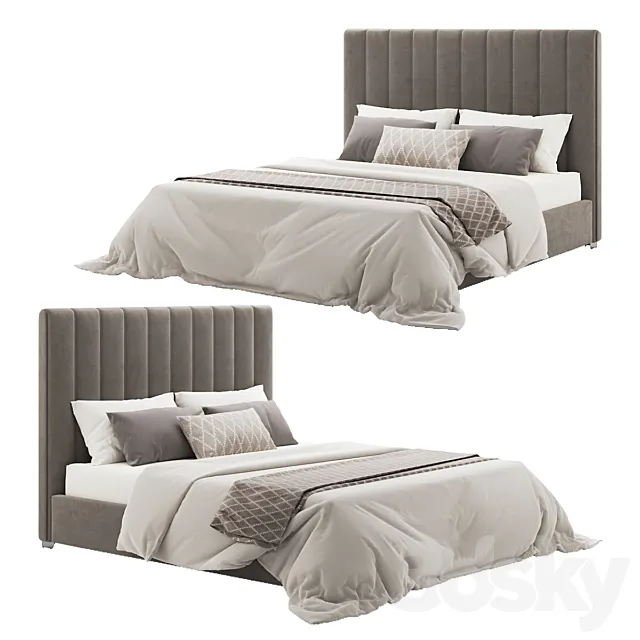 Bed Gomer 3D Model Bed Gomer 3D Model