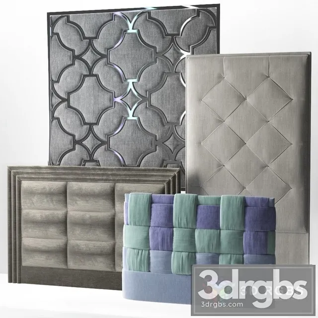 Bed Headboard 1 3D Model Download