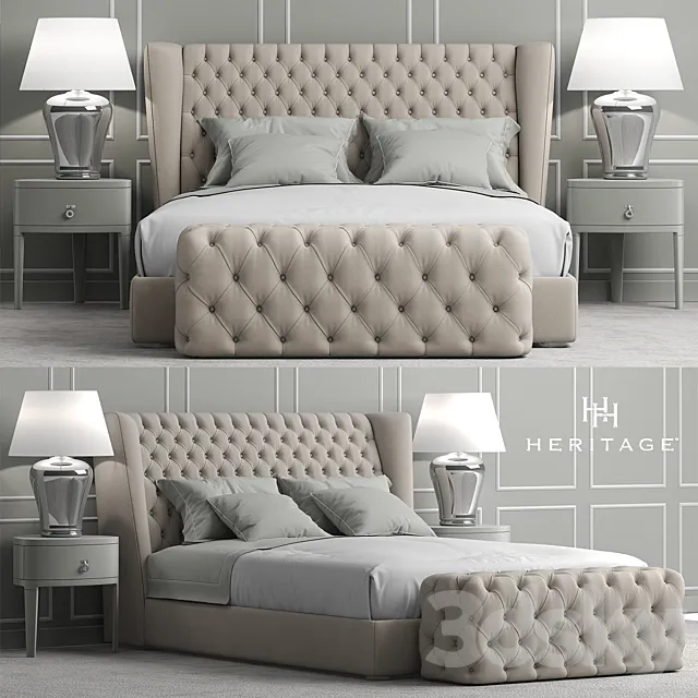 Bed Heritage Collection Four Seasons Bed 3DModel