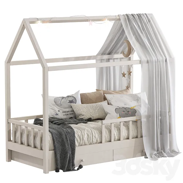 Bed-house 337 3D Model Bed-house 337 3D Model