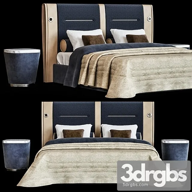 Bed icon headboard 2 3D Model Download