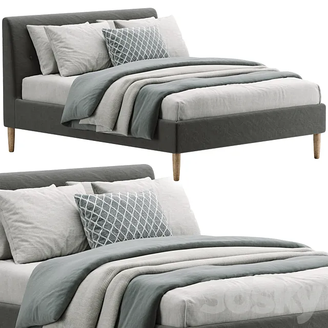 Bed Idanãs Ikea 3D Model Bed Idanãs Ikea 3D Model