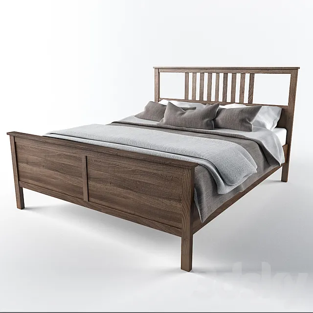 Bed IKEA – HEMNES 3D Model Bed IKEA – HEMNES 3D Model