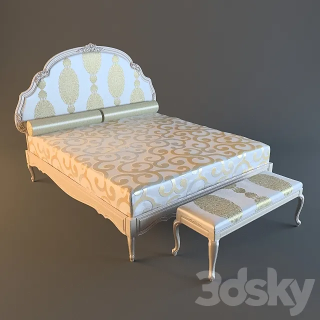 Bed Itaca 3D Model