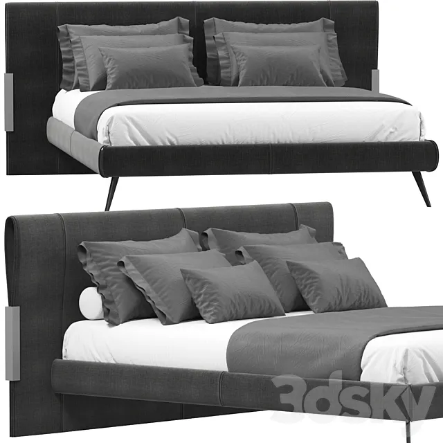 Bed JESSE QUINCY 3DModel Bed JESSE QUINCY 3DModel