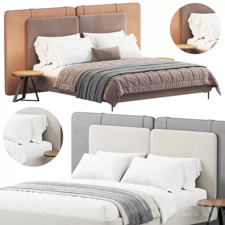 Bed K22 By Delavega 3D Model Free Download