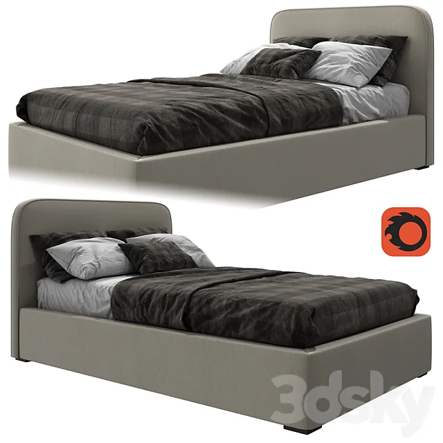 Bed KD820 from Delavega 3DModel Bed KD820 from Delavega 3DModel