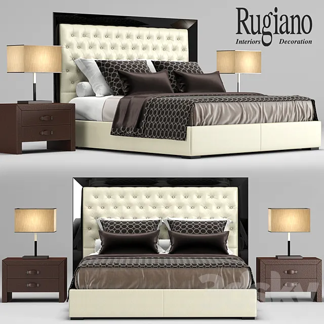 Bed Kenya. Rugiano 3DModel