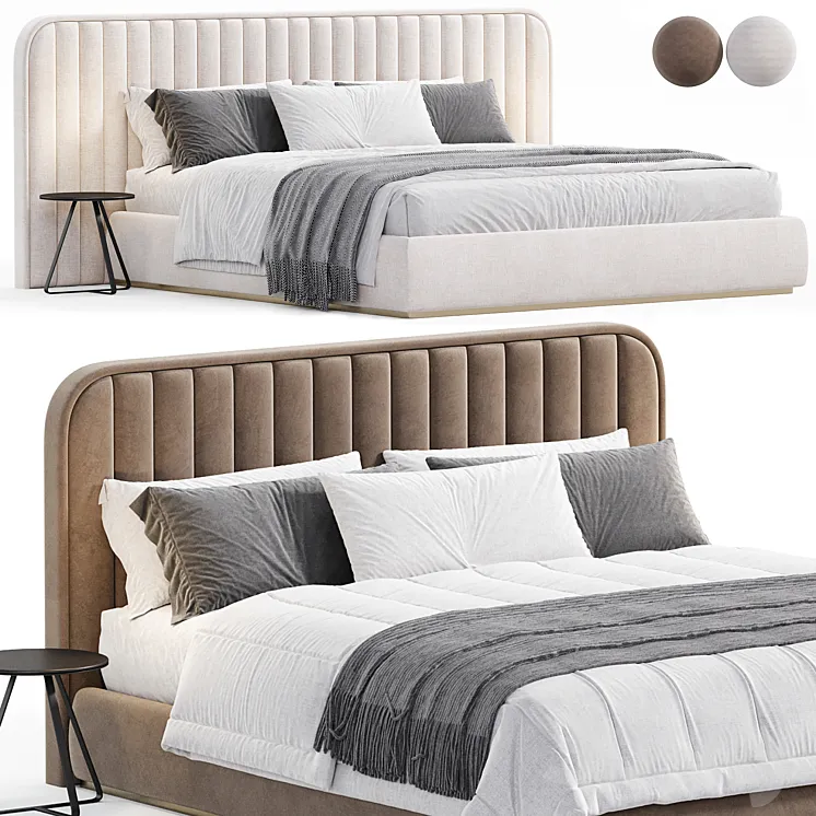 Bed KRMP 01 3D Model Free Download