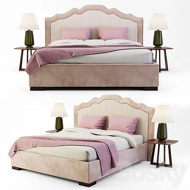 bed Laura 3D Model bed Laura 3D Model