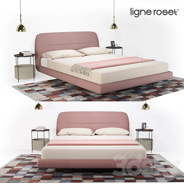 Bed Ligne Roset Ultime 3D Model