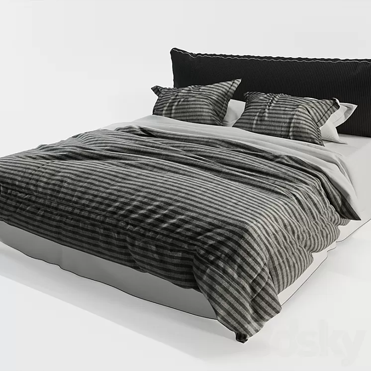 bed linen 01 3D Model