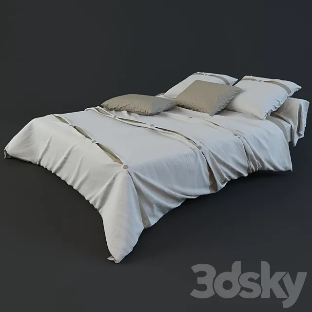 Bed linen 3DModel