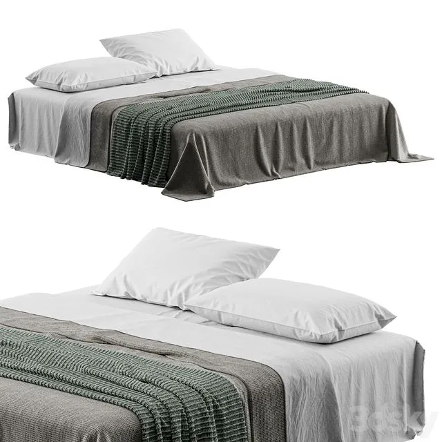 Bed linen Magic Linen 2 3D Model Bed linen Magic Linen 2 3D Model