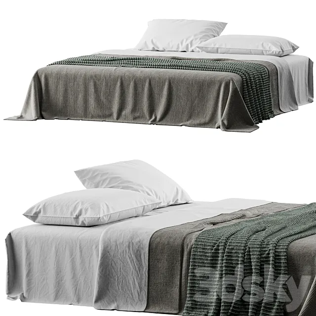 Bed linen Magic Linen 2 3D Model Bed linen Magic Linen 2 3D Model