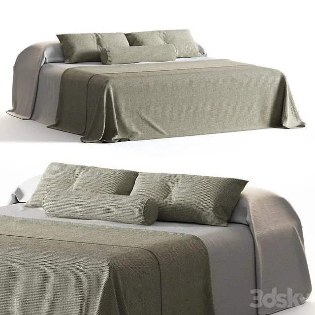 Bed linen zara home 11 3D Model