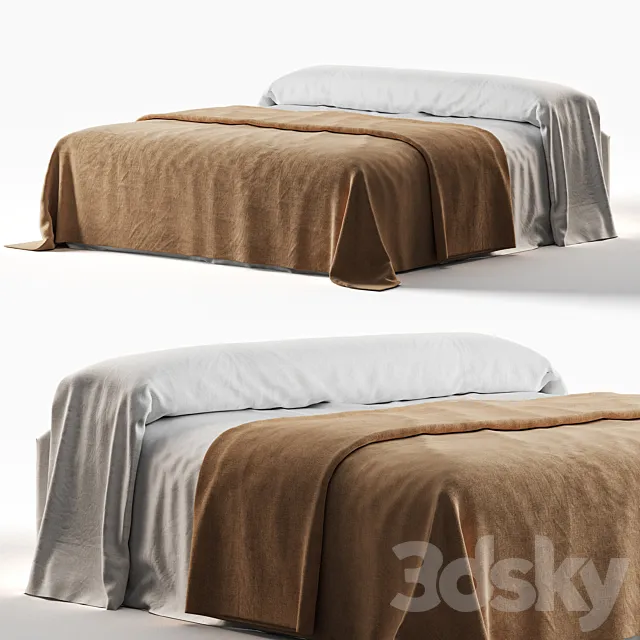 Bed linen zara home 12 3D Model Bed linen zara home 12 3D Model