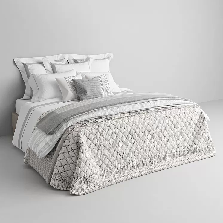 Bed Linen Zara Home 3D Model
