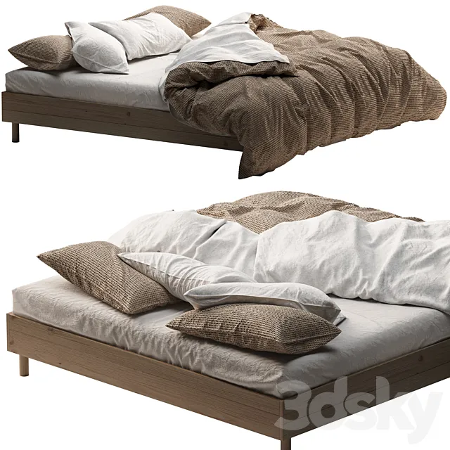 Bed linen3 A&C 3D Model Bed linen3 A&C 3D Model
