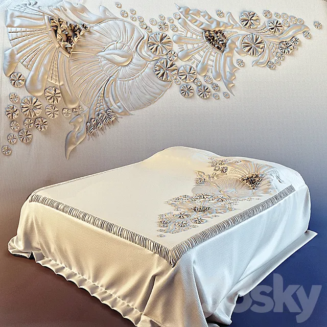 bed linens 3DModel
