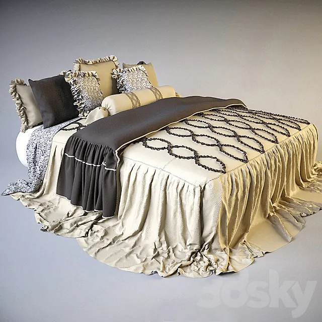 bed linens 3D Model
