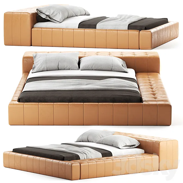 Bed Longbeach Laskasas 3DModel