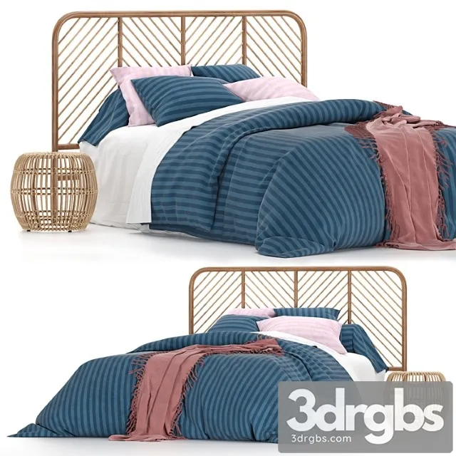 Bed made of laredoute bed linen Bed made of laredoute bed linen