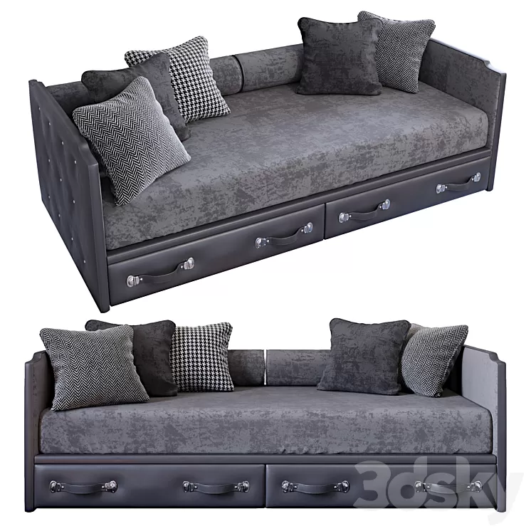 Bed Manifesto Valigia 01 YOU 3D Model Bed Manifesto Valigia 01 YOU 3D Model