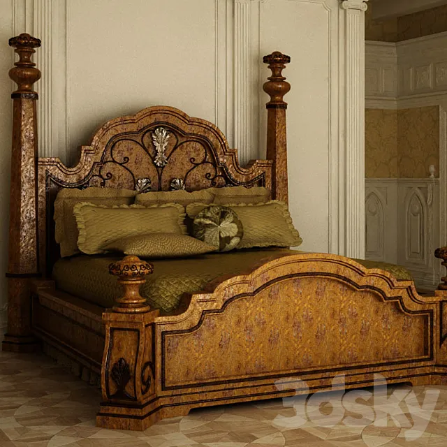 bed Marge Carson 3D Model