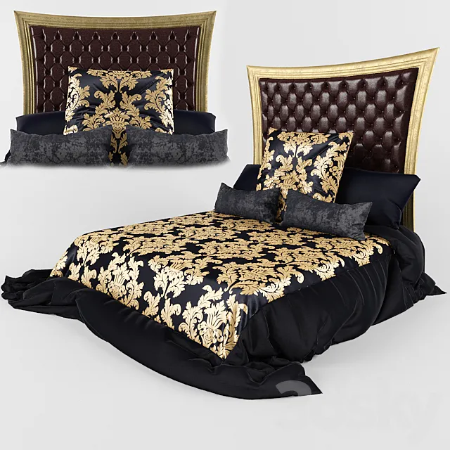 Bed Marilyn Mantellassi 3D Model Bed Marilyn Mantellassi 3D Model