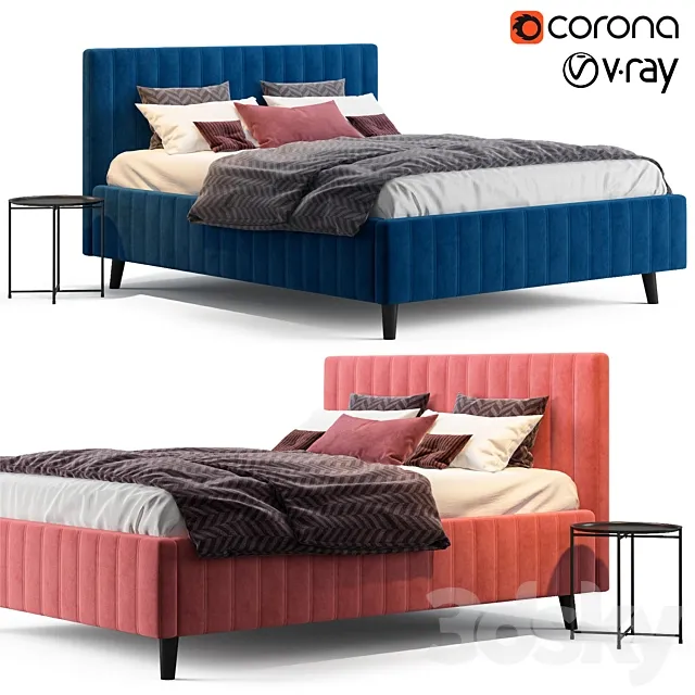 Bed Markful 3D Model Bed Markful 3D Model