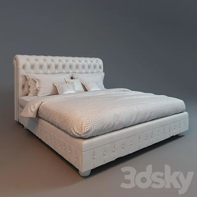 Bed Mascheroni Letto Diletto 3DModel Bed Mascheroni Letto Diletto 3DModel