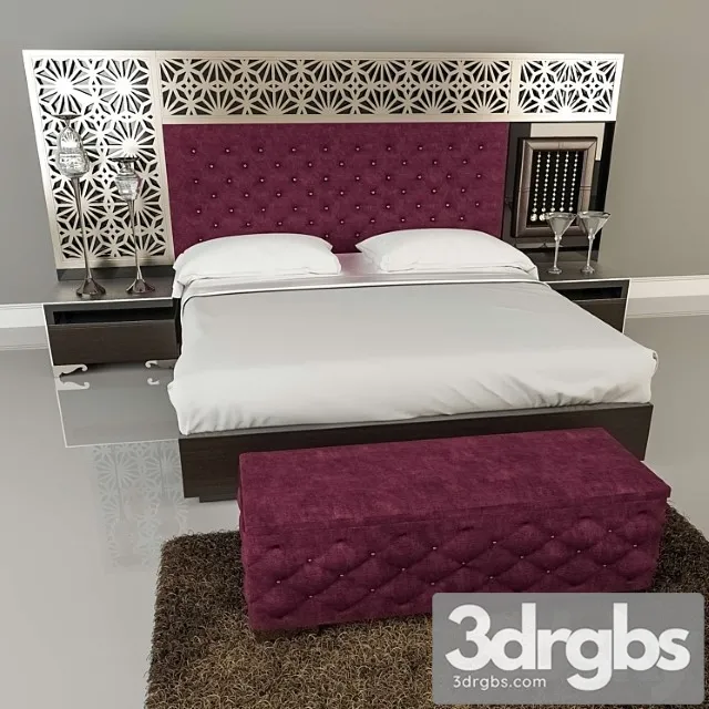 Bed Mehrez Krema Design 3D Model Download