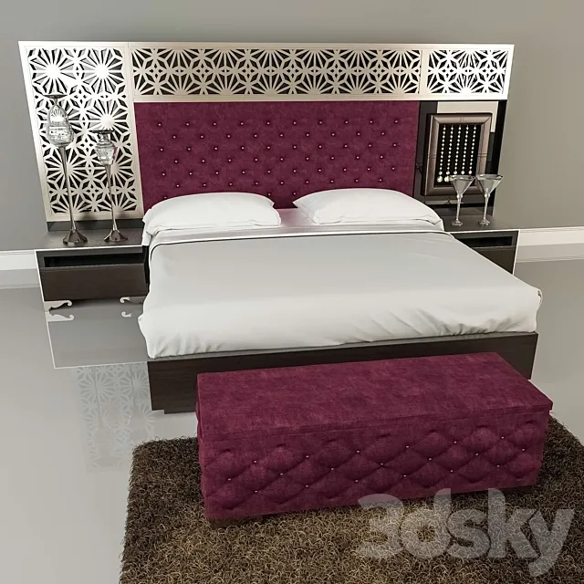 Bed Mehrez & Krema design 3D Model