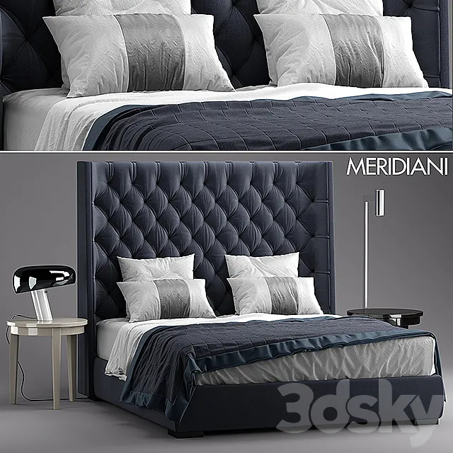 Bed Meridiani TURMAN 3DModel