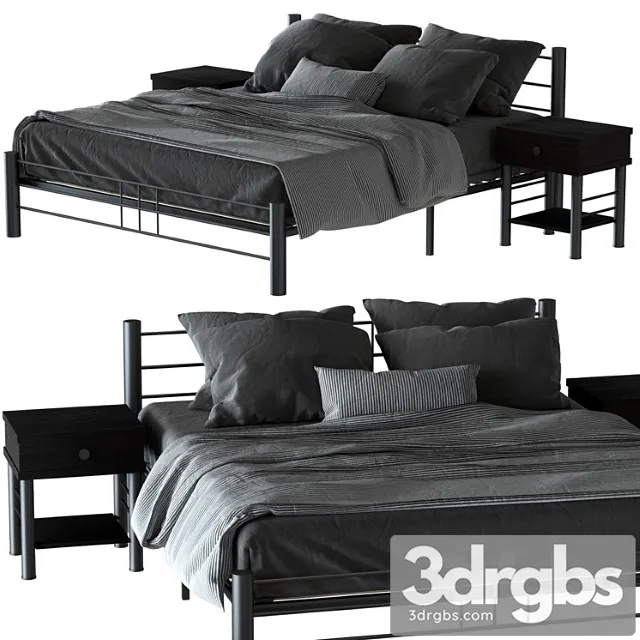 Bed Metal Chris 3D Model Download