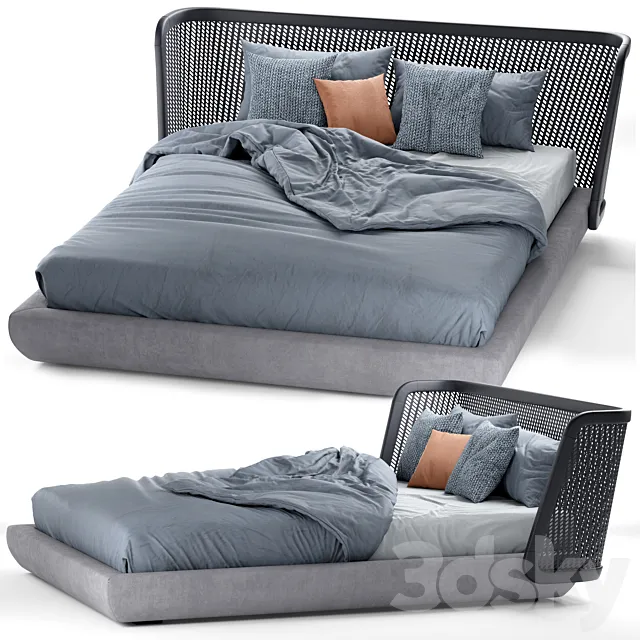 bed Metropolis (Baxter) 3DModel bed Metropolis (Baxter) 3DModel