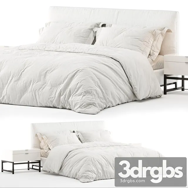 Bed minotti andersen (white) Bed minotti andersen (white)