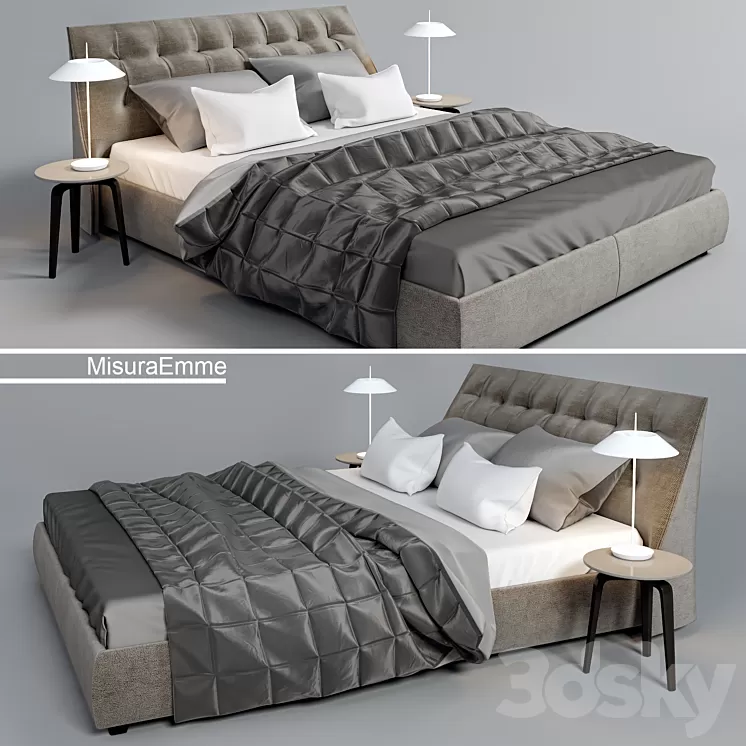 Bed MisuraEmme Sumo 3D Model Bed MisuraEmme Sumo 3D Model