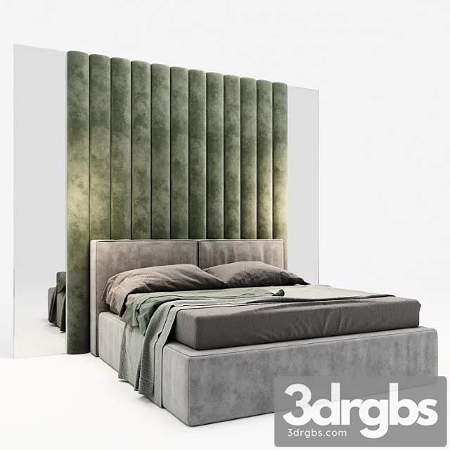 Bed modern 2 3D Model Download