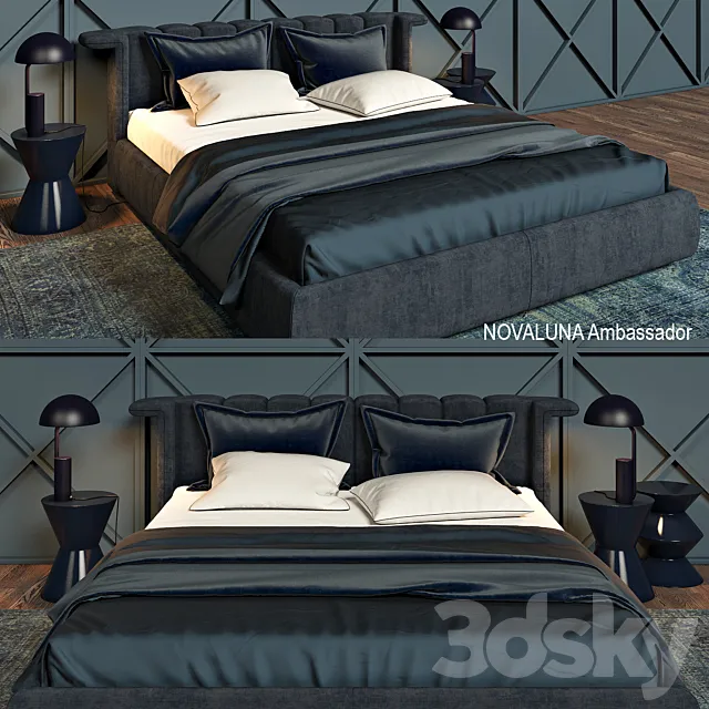 Bed Novaluna 3DModel
