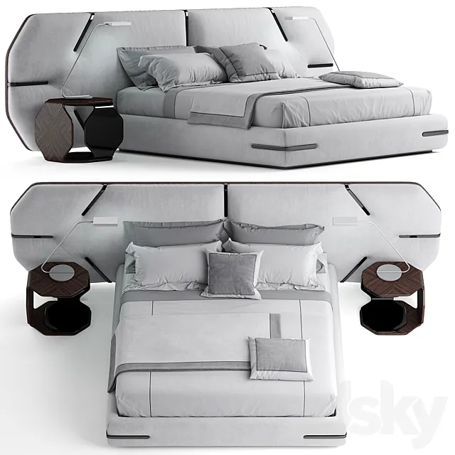 Bed of my design) 3D Model Bed of my design) 3D Model