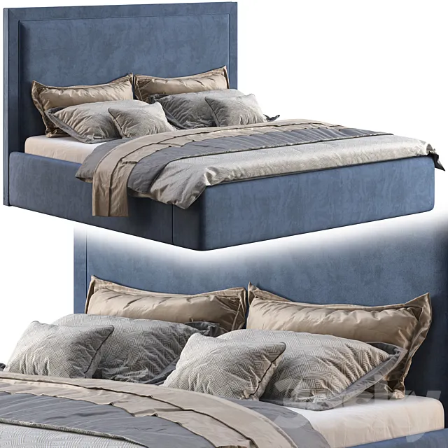 Bed one mebel amien 3DModel Bed one mebel amien 3DModel