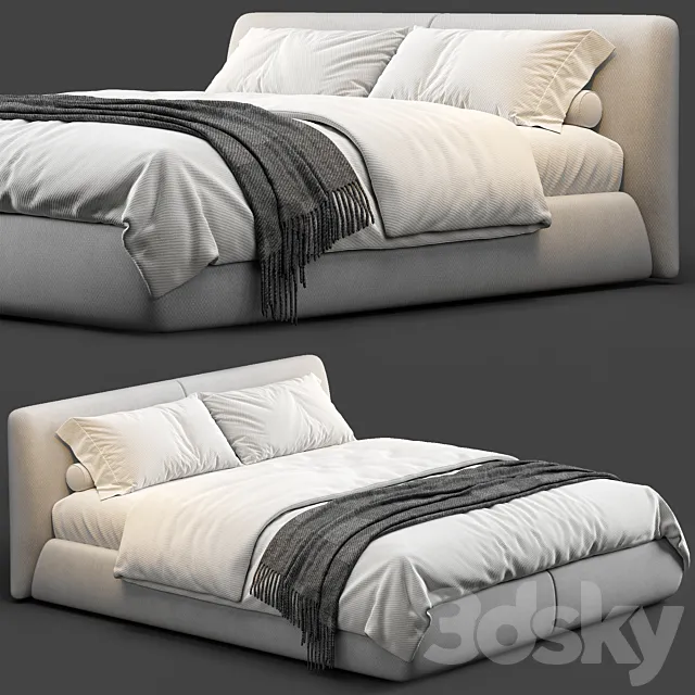 Bed one mebel Nuvo 3DModel Bed one mebel Nuvo 3DModel