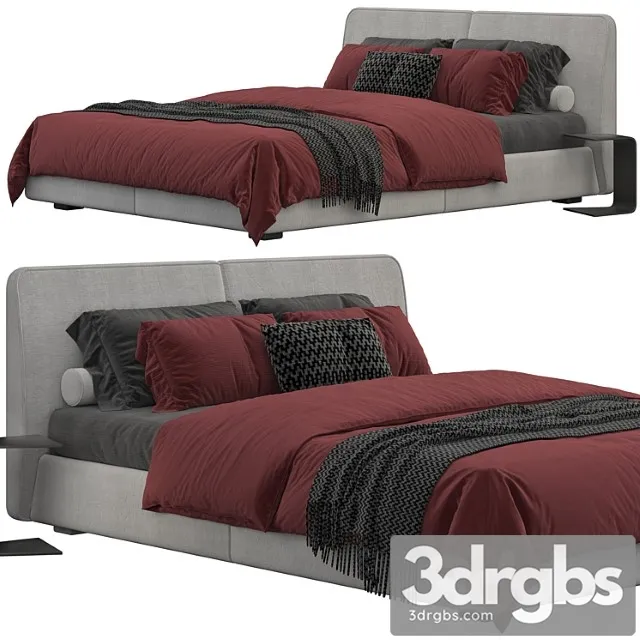Bed One Mebel Nuvo 5 3D Model Download