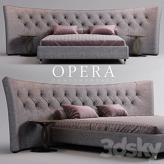 Bed opera BUTTERFLY 3DModel