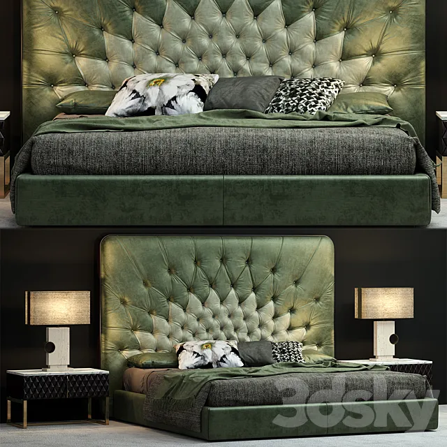 Bed OPERA CONTEMPORARY VERTIGO 3D Model Bed OPERA CONTEMPORARY VERTIGO 3D Model