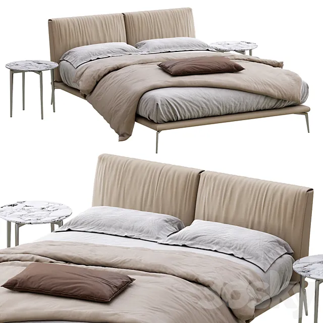 bed Papillon by Alivar 3D Model bed Papillon by Alivar 3D Model