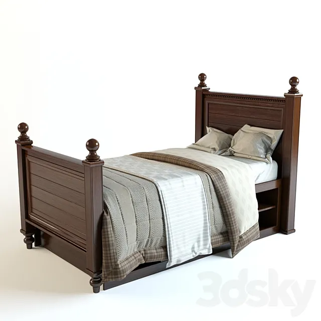 Bed Paula Deep 3D Model Bed Paula Deep 3D Model
